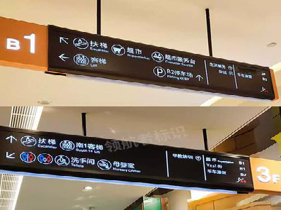 青神如何通过商场标识牌引导客流分布？