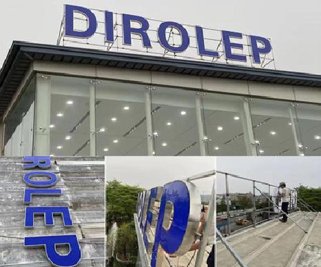 青神楼顶发光字安装的注意事项。